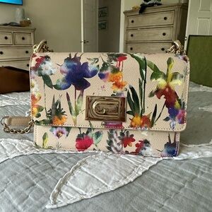NWOT Furla floral convertible crossbody